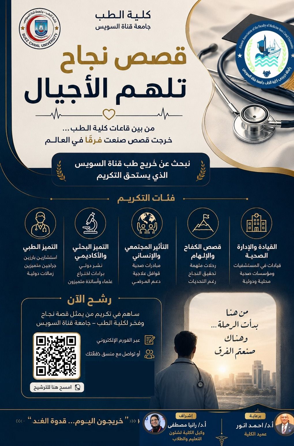 قصص نجاح تلهم الاجيال  ( خريج طب قناة السويس)